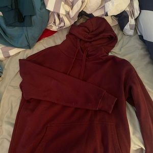 Burgundy hoodie